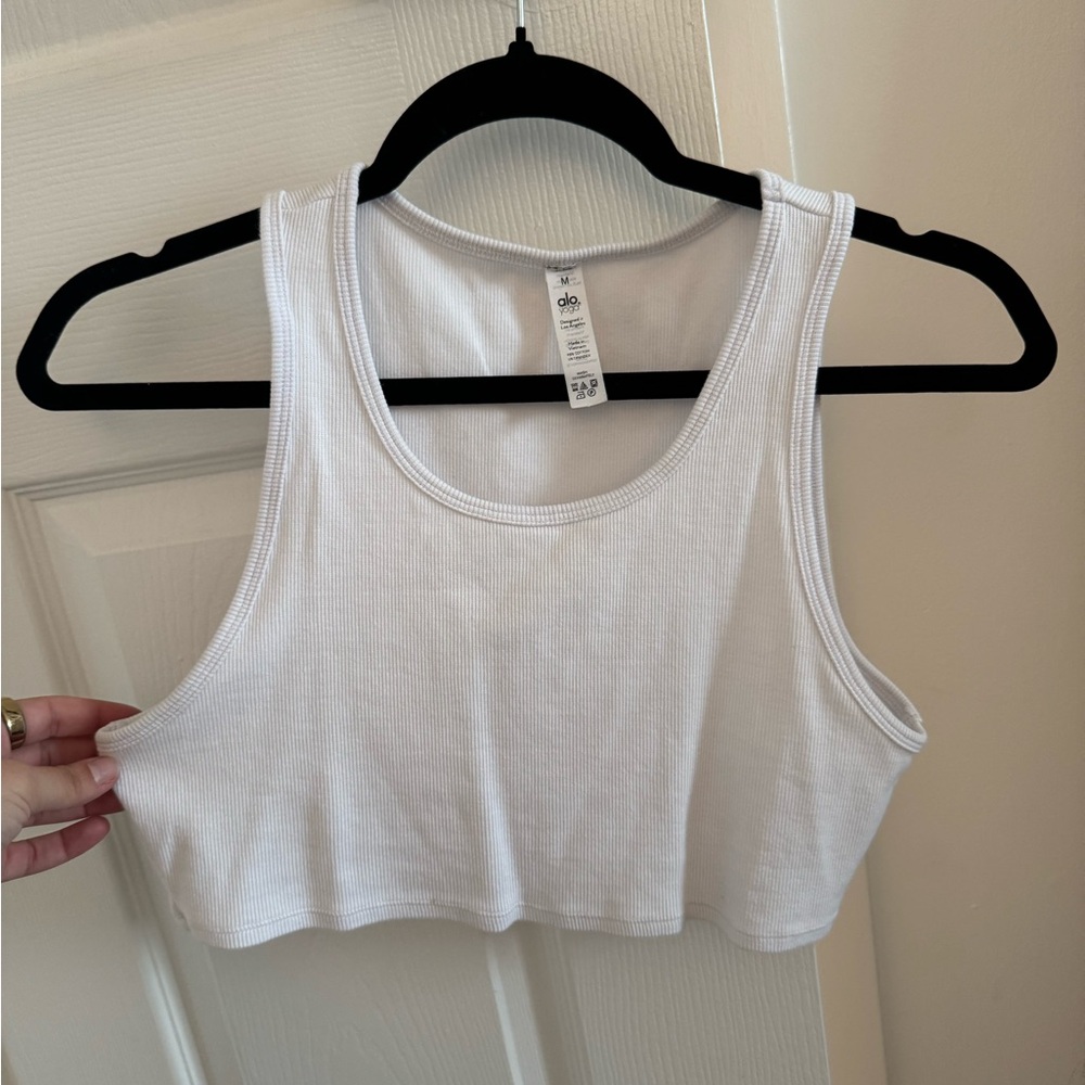 ALO Yoga Classic White Tank Top